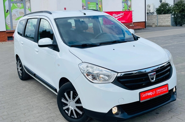 Dacia Lodgy cena 19800 przebieg: 200000, rok produkcji 2012 z Wągrowiec małe 742